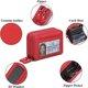 thumbnail image 3 of Billetera para tarjetas de crédito para mujer (roja), tarjetero de piel con bloqueo RFID, cartera con cremallera para mujer, 3 of 5