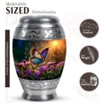 thumbnail image 2 of JAGASY Butterfly Urns for Mom Ashes - Sunlight Keepsake Urn for Human Ashes Dad - Small Purple Flower Cremation Urns for Funeral - Blue Butterfly Adult Urn for Male & Female - 3 Inchdecor, 2 of 7