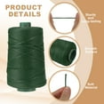 thumbnail image 3 of Uxcell Polyester Macrame Cord, 3mm x 219 Yards Polypropylene Cords for DIY Crafts - (Green), 3 of 7