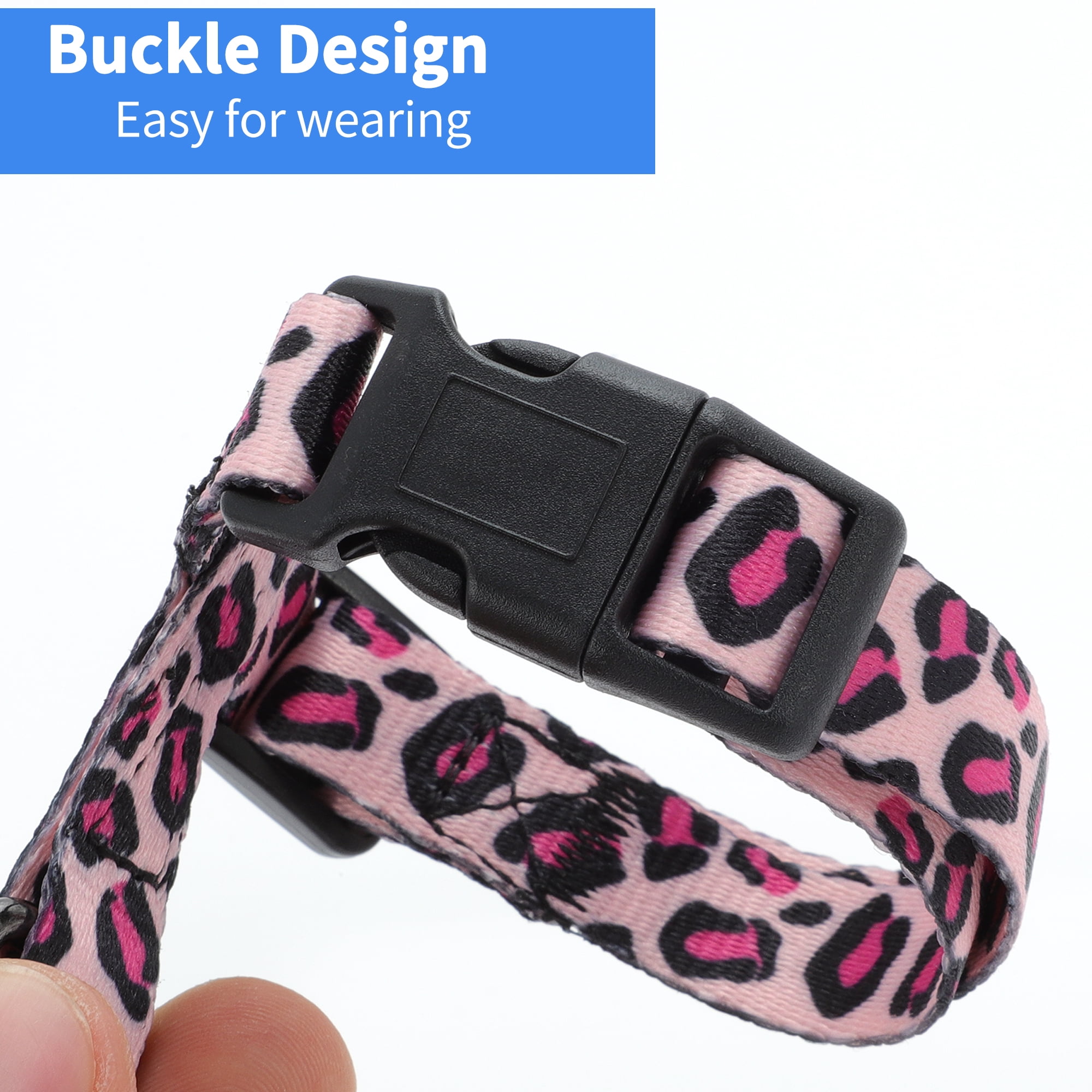 Unique Bargains Cat Harness and Leash Set Escape Proof for Cats Pink