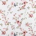 thumbnail image 6 of No. 918 Jocelyn Floral Print Crushed Voile Sheer Rod Pocket Curtain Panel, 51"W x 84"L, Coral, 6 of 7