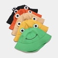 thumbnail image 3 of Sombrero De Pescador De Rana De Dibujos Animados, Sombrero De Cubo De Verano Para El Sol, Gorra De Pescador De Ala Ancha Para Adultos, Niños, Mujeres Y Hombres Yuarrent AP006172-09, 3 of 6