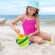 thumbnail image 5 of Juego de 4 juguetes de playa para niños | Cubo de plástico y 3 palas | Herramientas de arena duraderas y seguras para niños pequeños | Diversión portátil al aire libre en la playa, arenero, jardín y, 5 of 5