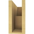 thumbnail image 4 of 5"W x 15"D x 10"H Classic Chapel Hill Rough Cedar Woodgrain TimberThane Corbel, Primed Tan, 4 of 6