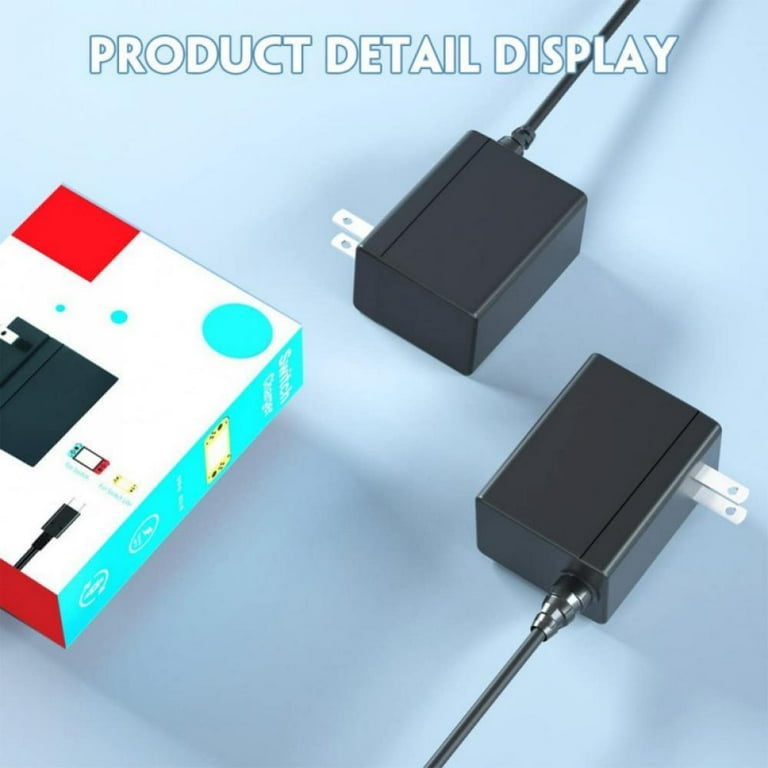  Fast Charger For Switch, Switch Lite And Switch OLED -  Supports Dock Mode