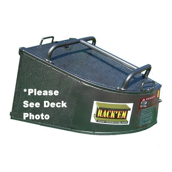 KUBOTA W/ BUILT-IN BRACKET FIT WALK BEHIND RC-R4 STEEL GRASS CATCHER LARGE