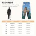 thumbnail image 3 of Fotbe Two Brave Cats Are Floating On The Sea Iceberg Pantalones de Pijama para Mujer, Pantalones de Dormir, Pantalones Pj con Cordón y Bolsillos-Large, 3 of 6