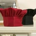 thumbnail image 6 of Visland Professional Chef Hat Adult Adjustable Elastic Baker Kitchen Cooking Chef Cap, 6 of 7