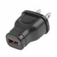 thumbnail image 2 of Cargador Usb DC 5V 1A Carga rápida Carga directa Universal para teléfonos inteligentes (Negro EE. UU.), 2 of 8