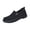 Black, variant on CAIXAI Orthopedic Dress Sneakers Women Arch Support Wide Toe Box Sneakers Women Breathable Walking Anti-Skid Women Walking Shoes Knit Upper Embroidery Mary Jane Flats Women Hands-Free Barefoot Shoe