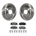 thumbnail image 1 of Transit Auto Rear Disc Brake Rotors and Ceramic Pads Kit for Car Hyundai Sonata Kia Niro EV K5 K8A-107480, 1 of 11