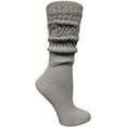 thumbnail image 2 of 6 Pairs AmPm Womens Cotton Slouch Chunky Socks, Womens Knee High Boot Socks, 2 of 3