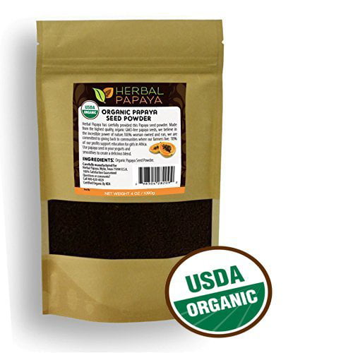 Papaya Seed Powder D 100 Pure Usda Organic D Non Gmo Verified D Kosher Digestive