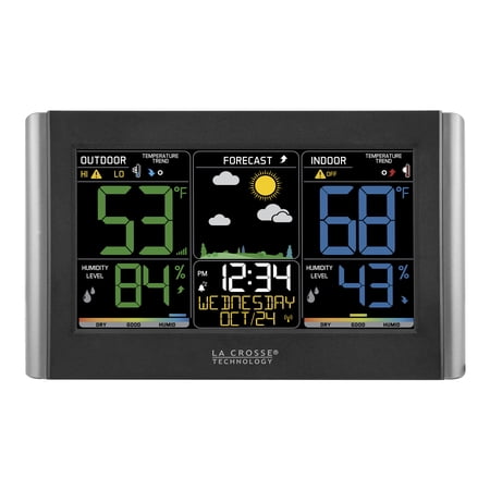 Wireless Digital Forecast Station with Colored LCD Display
