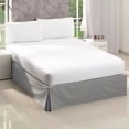 thumbnail image 2 of Rodapie Gris Liso King Size Microfibra Decoración Concord, 2 of 2
