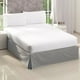 thumbnail image 2 of Rodapie Gris Liso King Size Microfibra Decoración Concord, 2 of 2