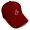 Burgundy, variant on Baseball Caps for Men & Women Embroidered German Shepherd Head Silver Embroidery Ladies & Men Baseball Hats Acrylic White Design Only