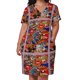 thumbnail image 3 of ARTE: Abstracto Jerga Fantasía Cómic Surrealista Estampado Suelto Bolsillo Vestido vestidos para eventos especiales vestido vestidos, 3 of 7