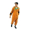 thumbnail image 4 of Scooby Doo Adult Onesie Costume Kigurumi Union Suit With Hood-Large, 4 of 6
