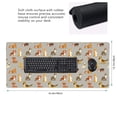 thumbnail image 3 of Disketp Cute Dog Gaming Mouse Mat Long Extended Mouse Pad Desk Mat Non-Slip Rubber Mice Pads Stitched Edges(315.5 x 16 x 0.12 Inches), 3 of 8