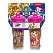 Playtex Stage 3 Paw Patrol, Girls Insulated Spout Sippy Cups, Pink, 9 oz, 2 pack