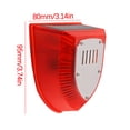 thumbnail image 2 of LSLJS Strobe with Motion Sensor Security Alarm Flashing 6Led 129Db Sound Security Alarm Ip65 for Home Villa Farm Hacienda Apartment, Security Alarm, 2 of 2