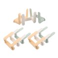 thumbnail image 6 of NIAIZEK 9-Piece Floating Shelf Set Plastic Wall Mounted for Bathroom Kitchen Storage Assorted Colors, 6 of 8