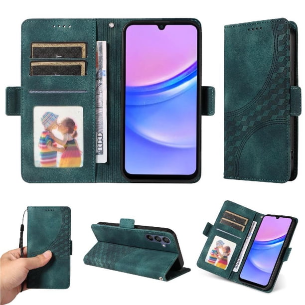 Funda GANGXUN para Samsung Galaxy A16 con diseño acolchado elegante, cuero PU, protección total y ajuste preciso