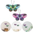 thumbnail image 4 of Miangastore Butterfly Wall Hanging Decor Pink Iron 2Pcs 8.5X6.7In, 4 of 8