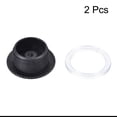 thumbnail image 4 of Plug Fittings, G1-1/4 Thread, Flanged Adaptors Sealing Plug with Gasket, for Water Tanks, Aquariums, Black, 2Pcs, 4 of 4