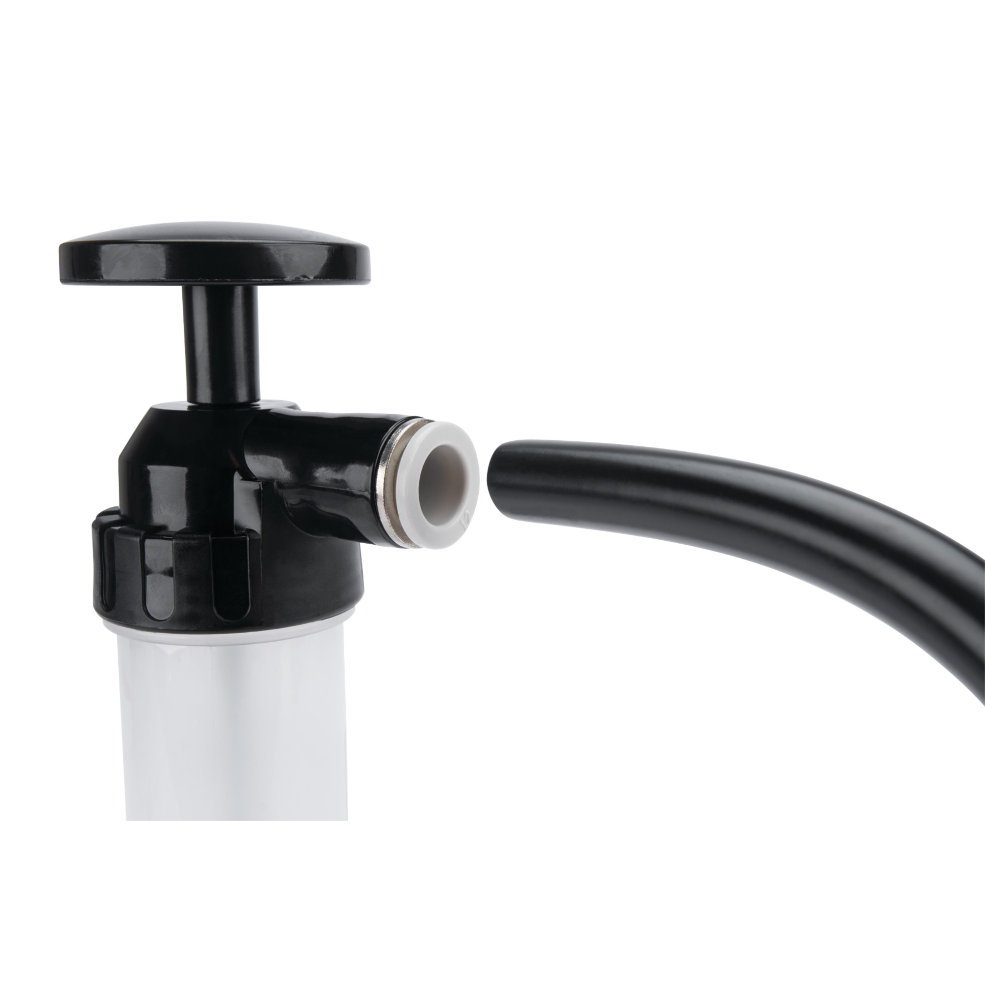 Benzin Absaugpumpe Benzinpumpe Umfüllpumpe Handpumpe Mit 2 Meter PCV-Schlauch Notpumpe 6mm Inox Trade - Foto 3