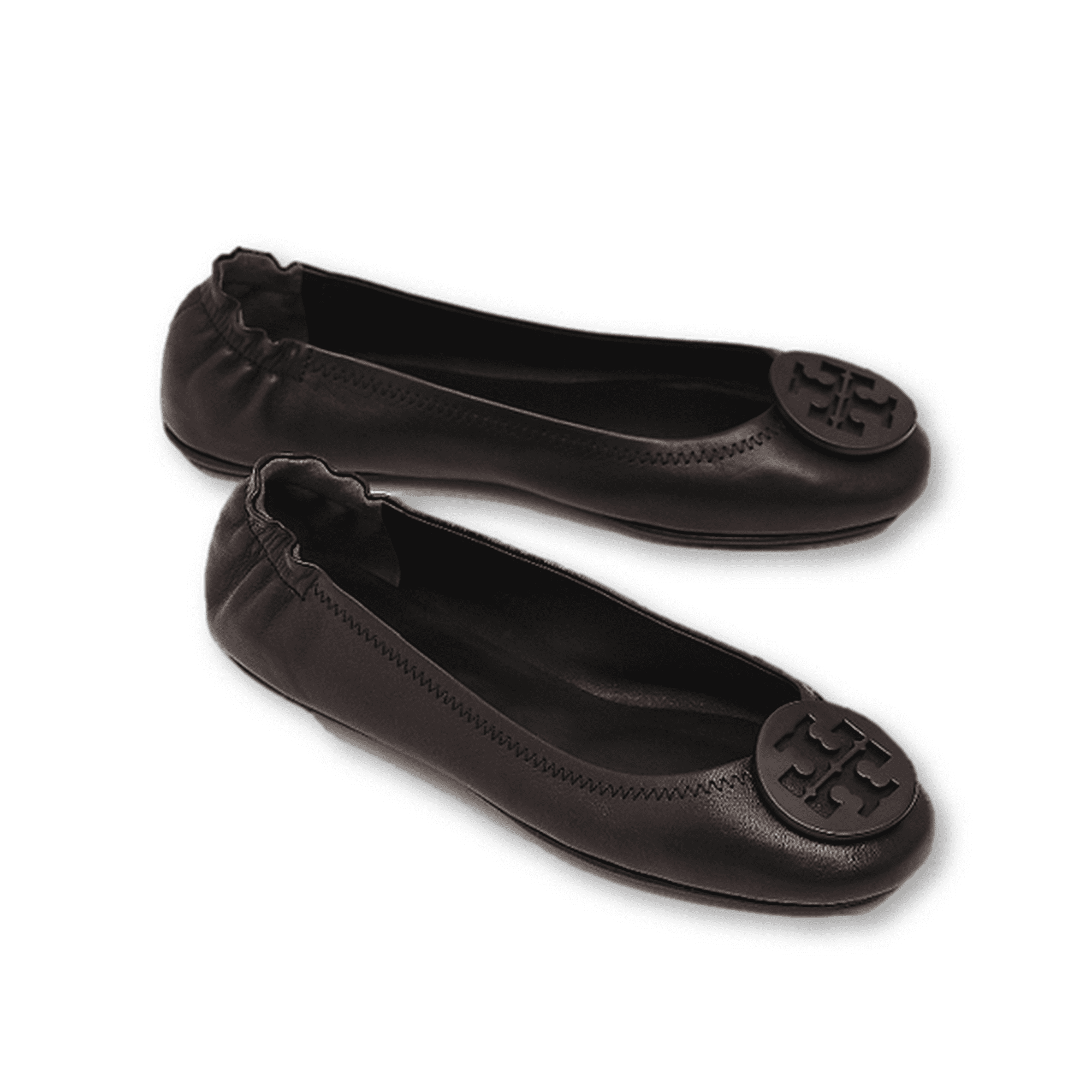 Tory Burch Minnie Travel Perfect Black Ballet Flat 11 US | Walmart Canada