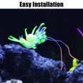 thumbnail image 4 of Aquarium Artificial Snails Ornament Glowing Simulation Animal Decoration with Suction Cup Green, 4 of 6