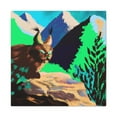 thumbnail image 3 of Lynx in Minimalism - Canvas, 3 of 25