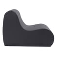 thumbnail image 5 of Jaxx Midtown Large Classroom Soft Foam Chair - Premium Vinyl Cover, Black, 5 of 6