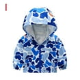 thumbnail image 2 of Odeerbi Clearance Toddler Baby Boys Girls Cartoon Pattern Cute Zipper Pocket Windproof Jacket Coat, 2 of 4