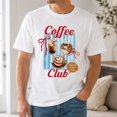 thumbnail image 4 of Coffee Club Graphic T-Shirt, Unisex Classic Fit Coffee Lover Tee, 4 of 9