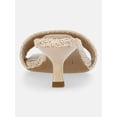 thumbnail image 3 of Time and Tru Women's Raffia Kitten Heel Sandals, 3 of 6