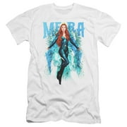 Aquaman Movie Mera Premium S/S Adult 30/1 T-Shirt White