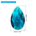 thumbnail image 2 of Uxcell K9 Crystal Pendants Teardrop Beads, 10 Pack 38mm Chandelier Prisms Parts Hanging Beads DIY Lamp Sky Blue, 2 of 7
