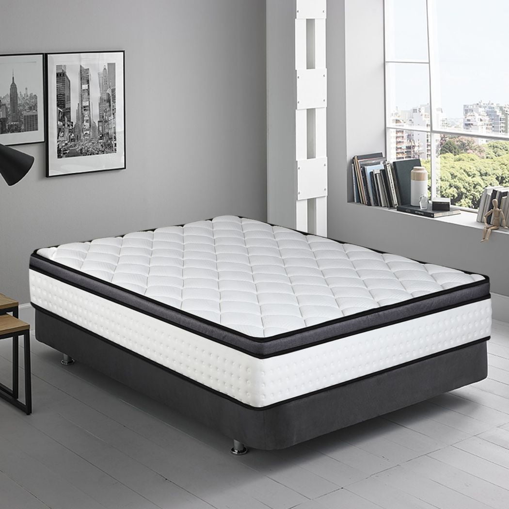 lemontalking 12" Queen Mattress Gel Memory Foam Spring Hybrid Mattress in a Box