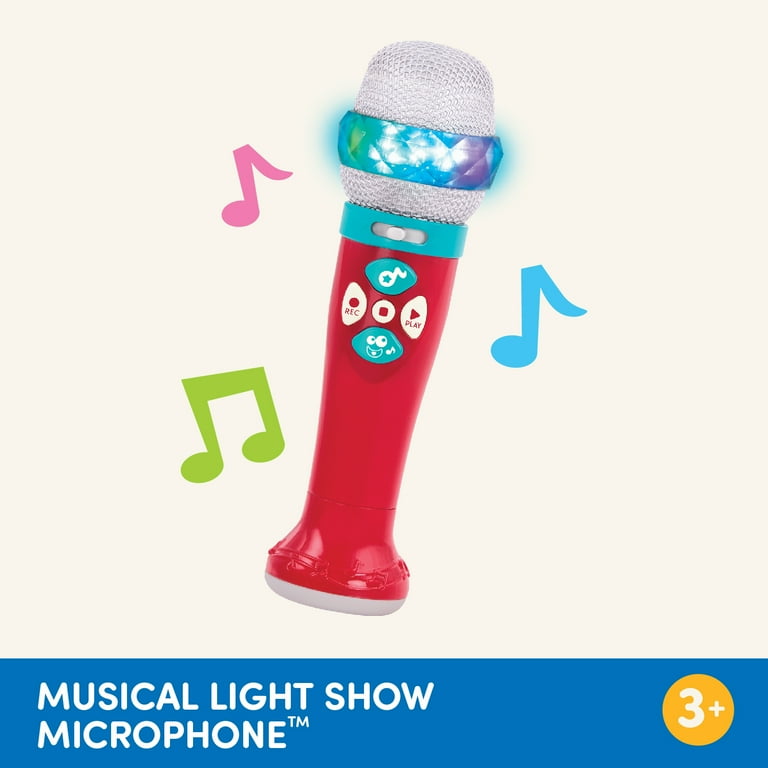 Battat Musical Light Show Microphone, Light-Up Sing-Along Mic