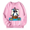 thumbnail image 4 of Byoo Little Boys Sweatshirt Cute Penguin Printed Full Sleeved Active Pullover Top Casual Loose Fit Daily Clothing, 4 of 4