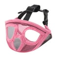 thumbnail image 3 of Short Snout Dog Muzzle Bulldog Muzzle Adjustable Breathable Mesh for Training Biting Barking, 3 of 8