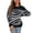 Black, variant on Vedolay Womens Casual Tops Women's 2023 Trendy Fall Fashion Sweaters Knit Ribbed Stripe Pullover Top,Black S