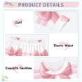 thumbnail image 4 of Pink Bows Stripes Hearts Valentine Cotton Pajama Set Long Sleeve Top and Pants Sleepwear Unisex 18M, 4 of 7