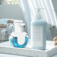 thumbnail image 3 of Smart Soap Dispenser 420ml Touchless Motion Sensor Washing Hand Device Wall-Mounted Liquid Gel Soap Dispenser,1 * Hand Sanitizer Dispenser,White, 3 of 7