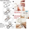 thumbnail image 4 of Cadena de luces Oakhaomie de 7 pies, impermeable, diseño de hada, 20 LED x6, color blanco cálido, 4 of 9