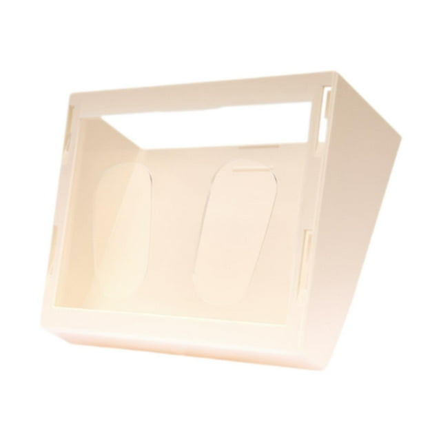 Alimentador de heno de conejo Alimentador de heno colgando, dispensador de alimentos, pescador de heno de animales pequeños para conejillos de indias Beige