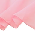 thumbnail image 4 of XUNZOO Kids Girls Ballet Dance Chiffon Skirt Sheer Mini Pull-On Wrap with Waist Tie Pink S, 4 of 6